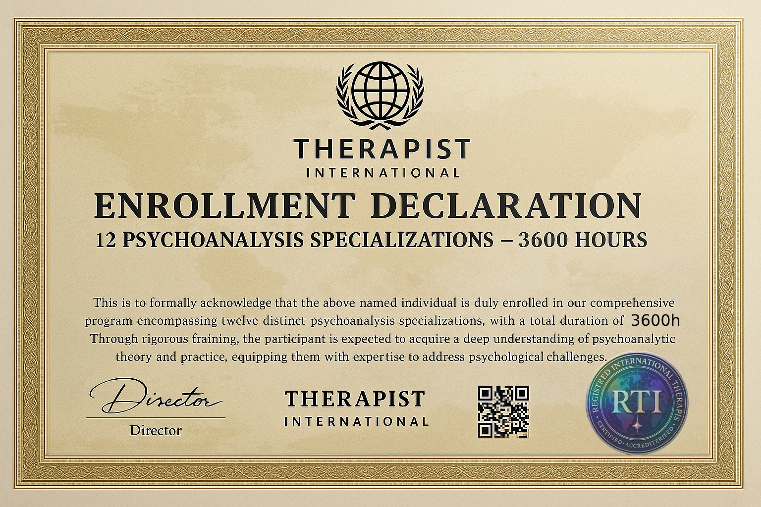 Psychoanalysis Certificate