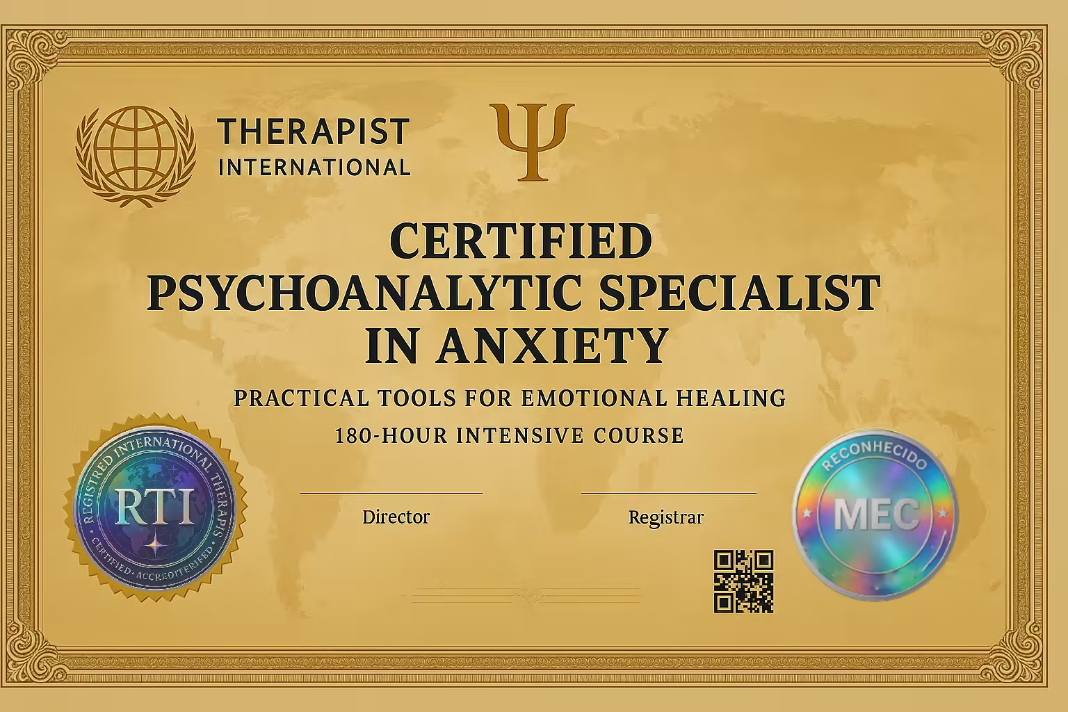 Certificado: Psicanálise e Ansiedade