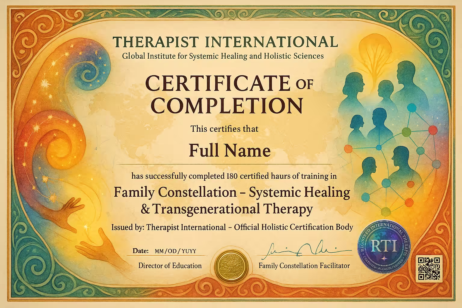 Certificado: Constelación Familiar