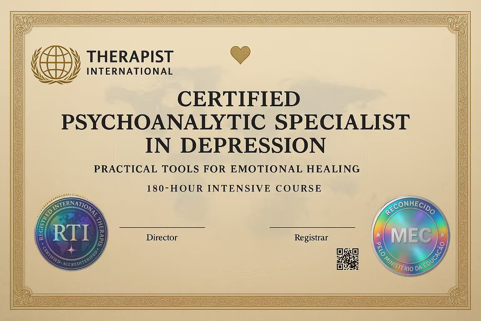 Certificado: Psicanálise e Depressão