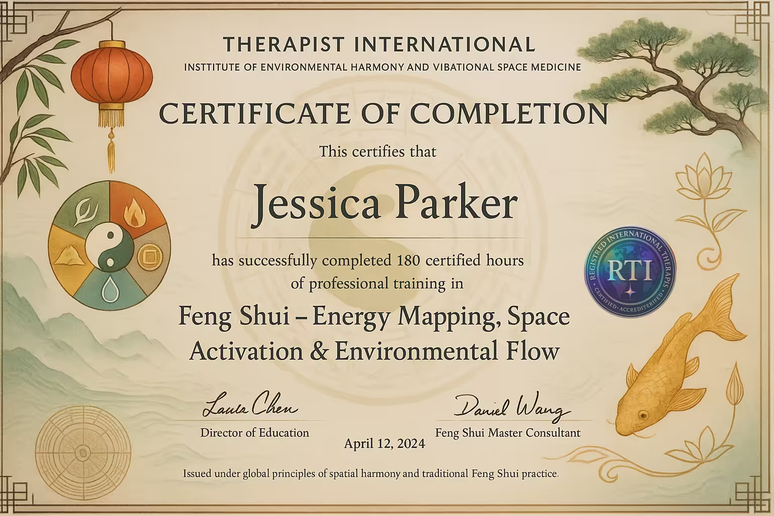 Certificado: Feng Shui